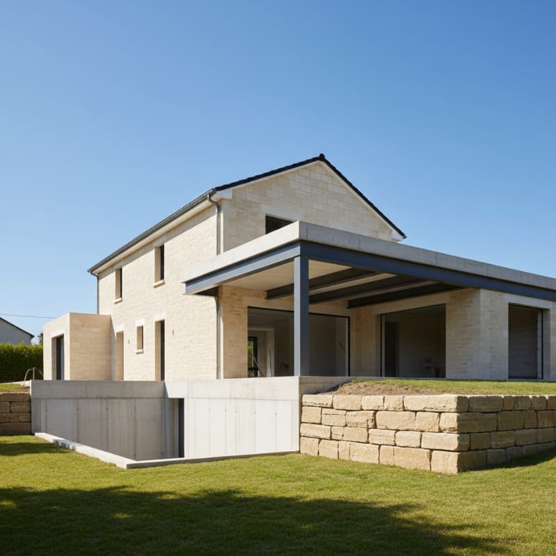 Maçonnerie extérieure, soutènement et enrochement